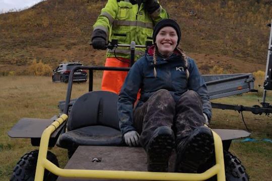 Dog sledding with wagons