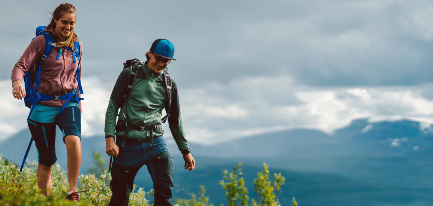 People hiking in Målselv