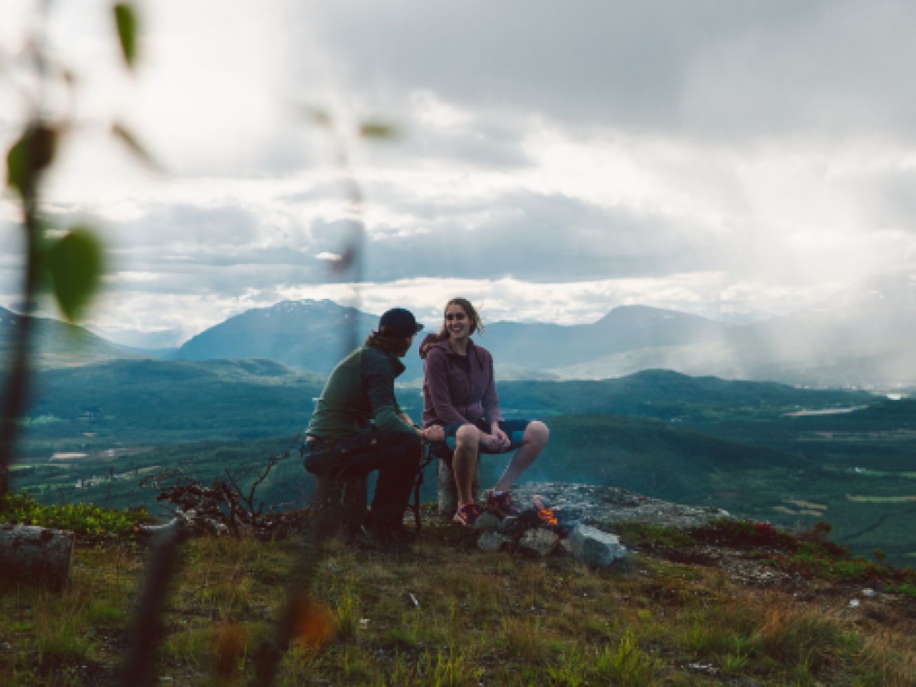 People hiking in Målselv