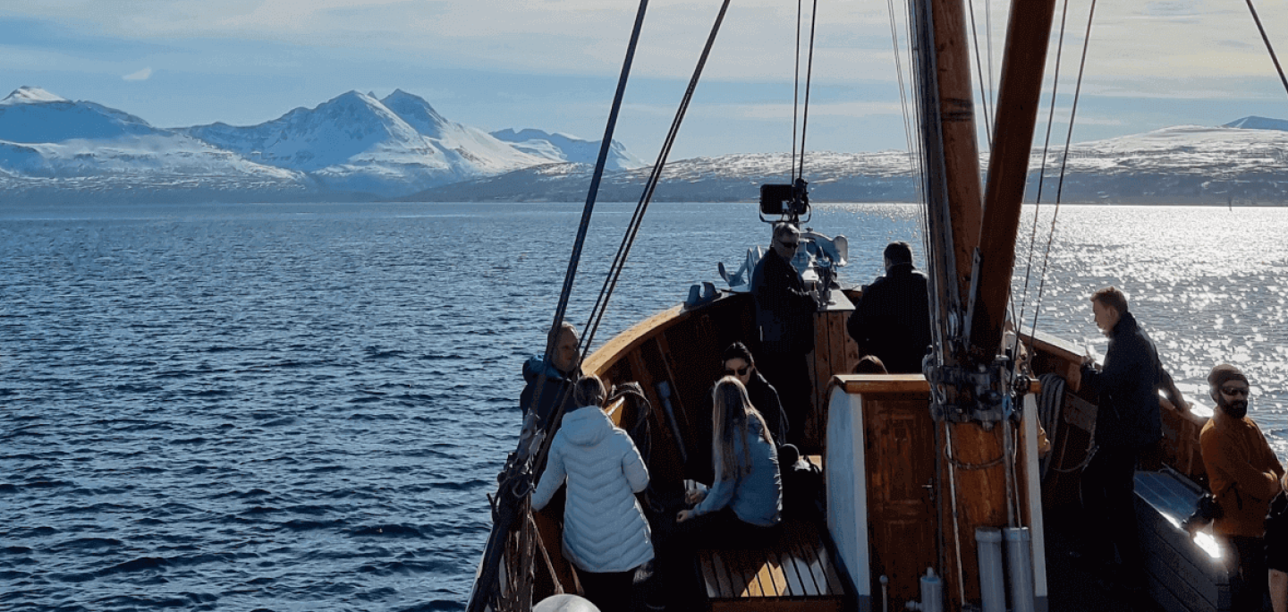 Boat tour in Tromsø in winter