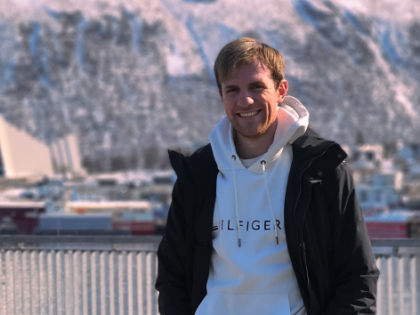 Man smiling in Tromsø